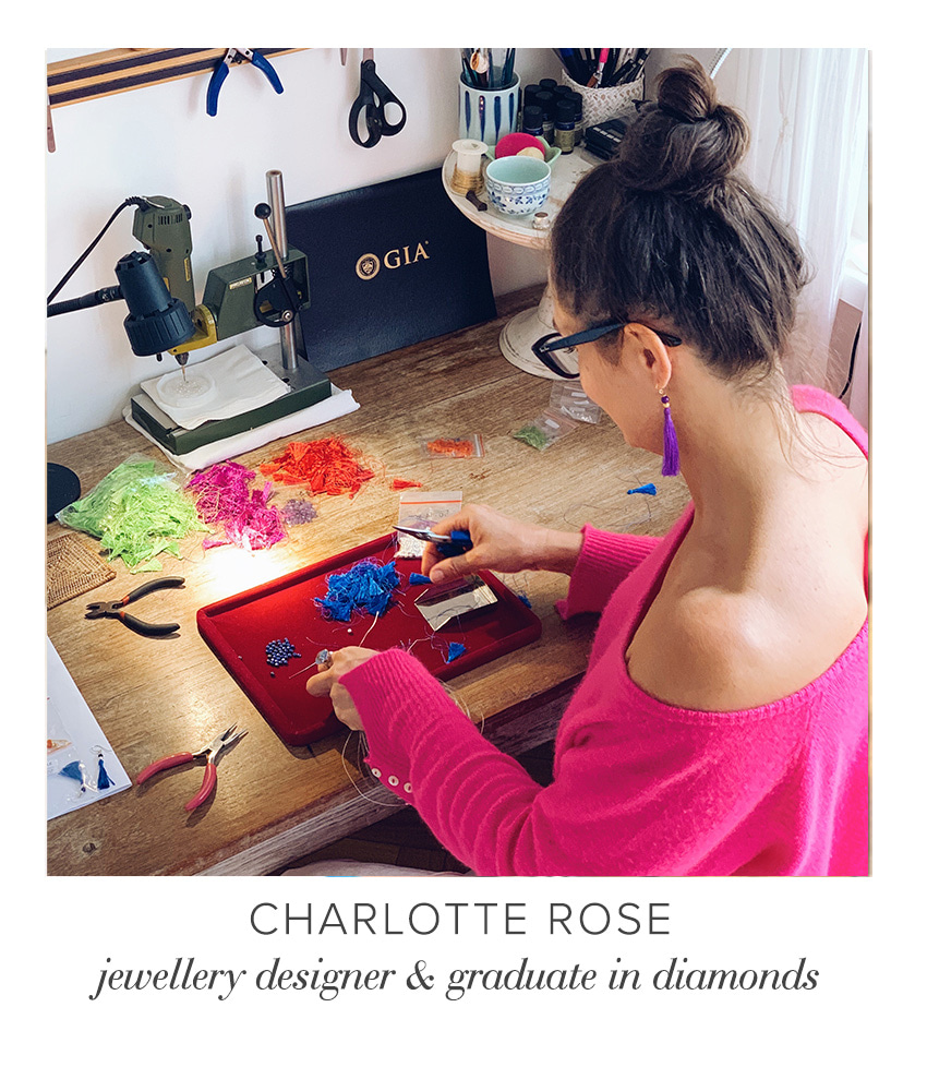 Charlotte Rose - jewellery designer and graduate in diamonds