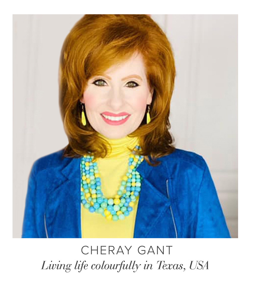 Cheray Grant - Living life colourfully in Texas, USA