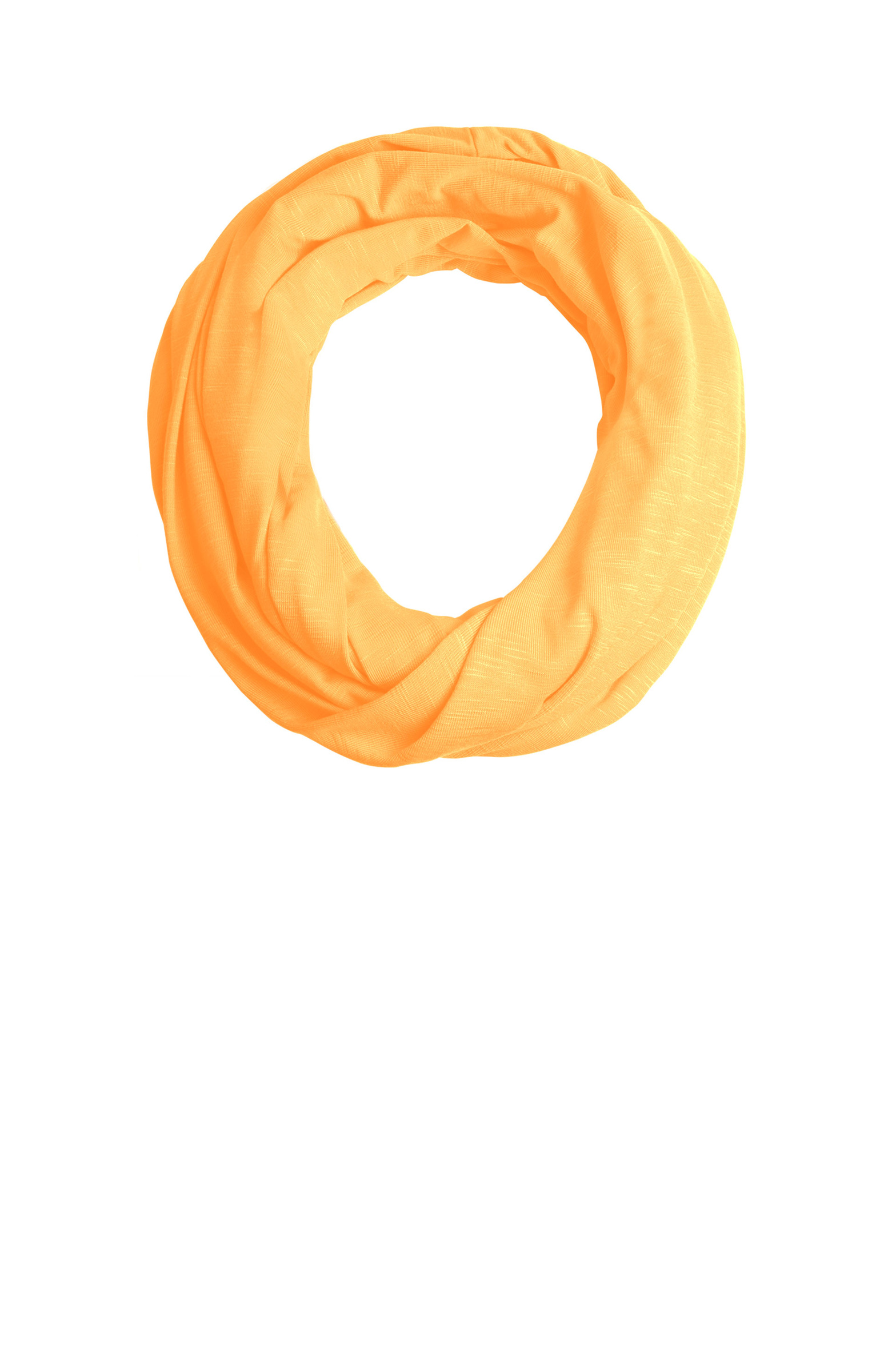 bright apricot Florence infinity scarf