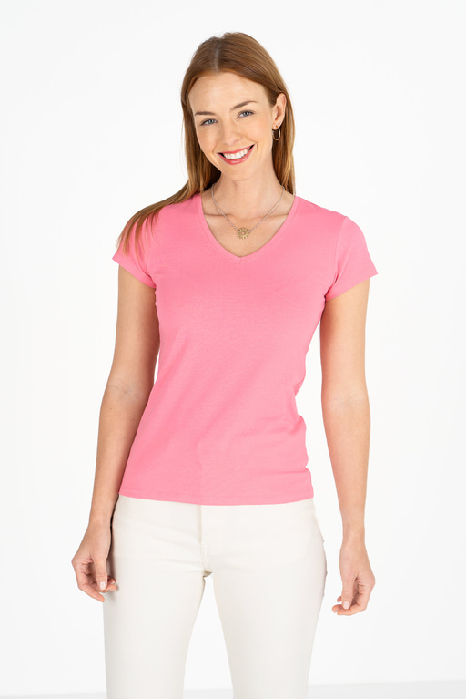 Cotton V Neck