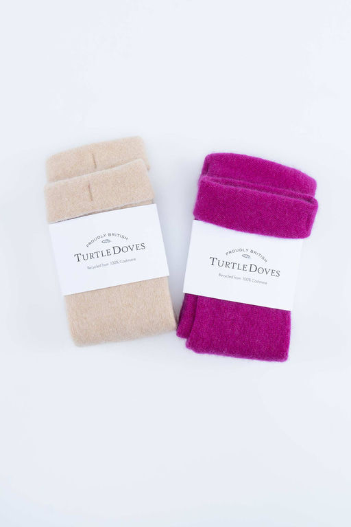 Turtle Doves Fingerless Gloves